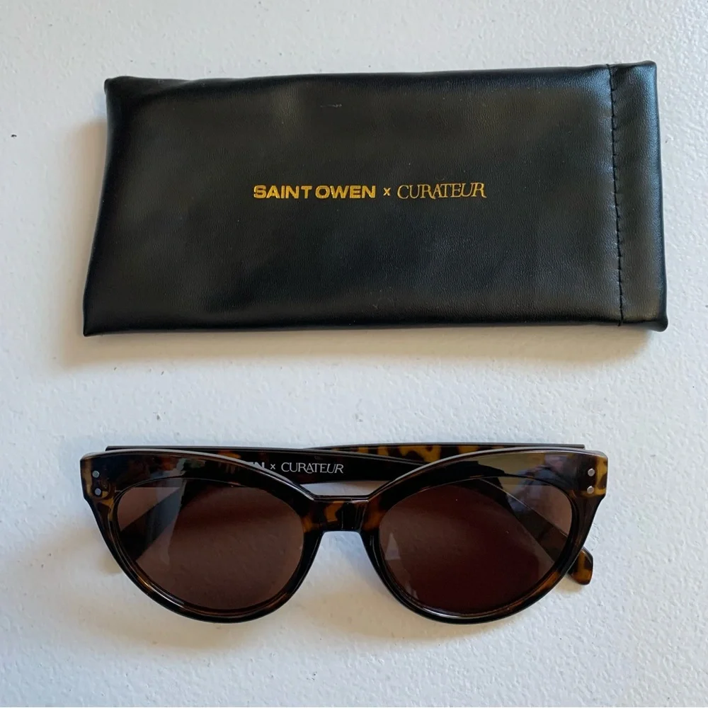 Saint Owen x Curateur WYLDE Tortoise Shell Sunglasses NWOT
